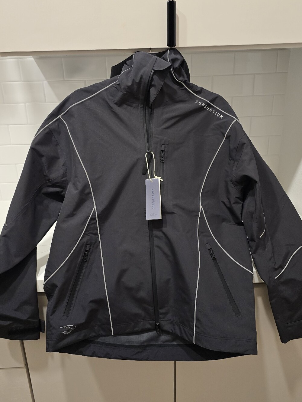 ADIDAS CONSORTIUM SHELL JACKET JZ0797 Size Medium New $280 MSRP